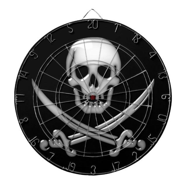 Jeu De Fléchettes Jolly roger Pirate (Devant)