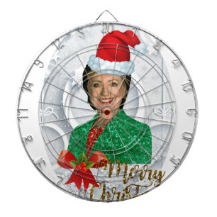 Jeu De Fléchettes joyeux Noël Hillary clinton