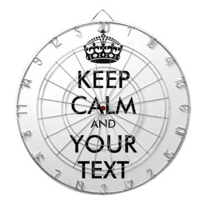 Jeu De Fléchettes KEEP CALM and YOUR TEXT