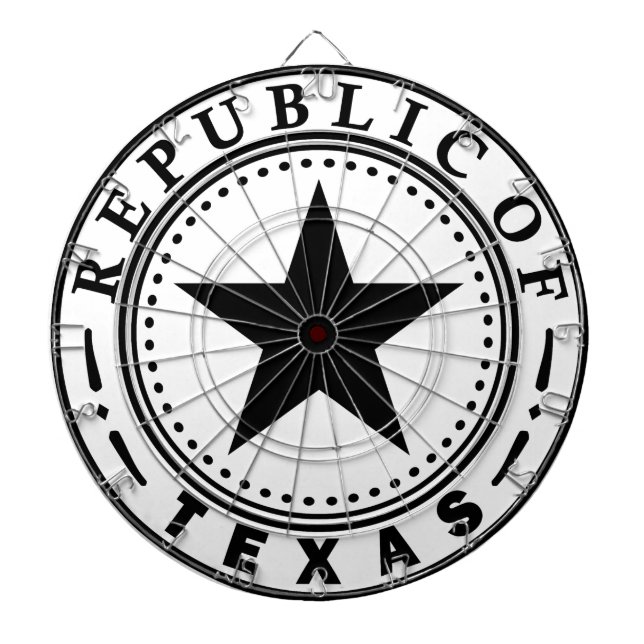 Jeu De Fléchettes Le Texas (République de joint du Texas) (Devant)