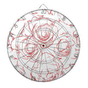 Jeu De Fléchettes Lignes directrices de Red Roses