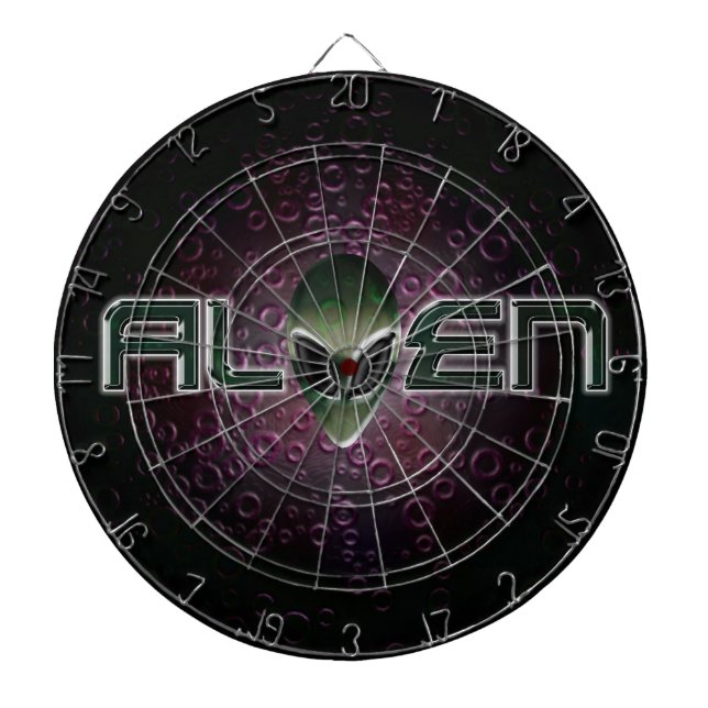 Jeu De Fléchettes Logo Alien Tableau de bord (Devant)