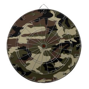 Jeu De Fléchettes militaires d'impression de camouflage de motif de