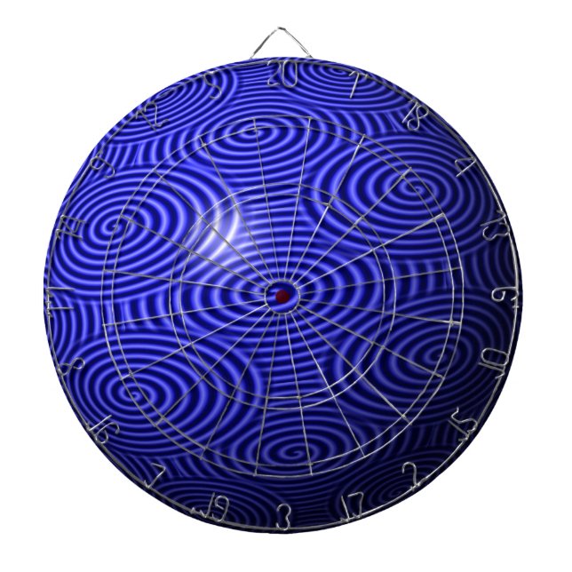 Jeu De Fléchettes Mince Ligne Bleue (Devant)