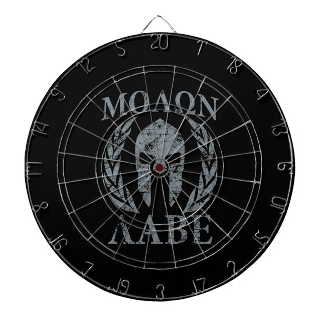Jeu De Fléchettes Molon Labe Grunge Armure spartiate (Devant)