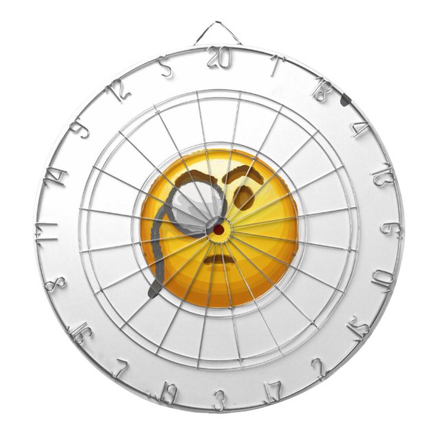 Jeu De Fléchettes monocle émoji (Devant)