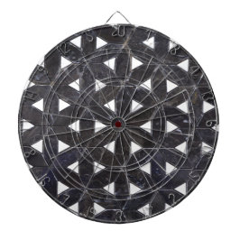 Jeu De Fléchettes Mosaïque gris charbon | fleur de vie motif