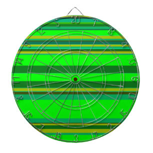 Jeu De Fléchettes Motif de concepteur Customisé de bande verte color