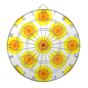 Jeu De Fléchettes Motif de tournesol personnalisé