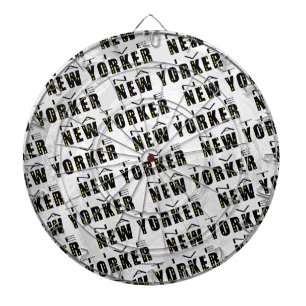 Jeu De Fléchettes Motif natif du New Yorker