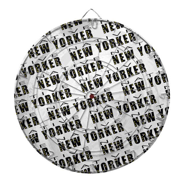 Jeu De Fléchettes Motif natif du New Yorker (Devant)