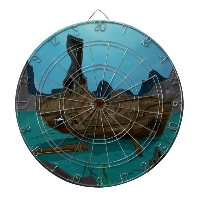 Jeu De Fléchettes Naufrage sous l'eau (Devant)