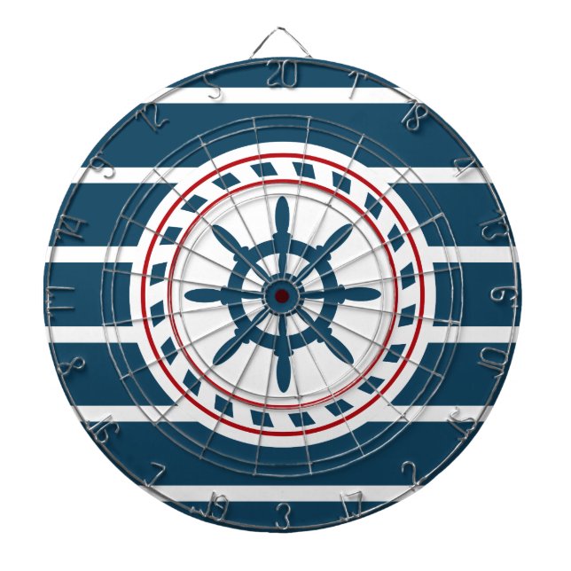 Jeu De Fléchettes Nautical design (Devant)