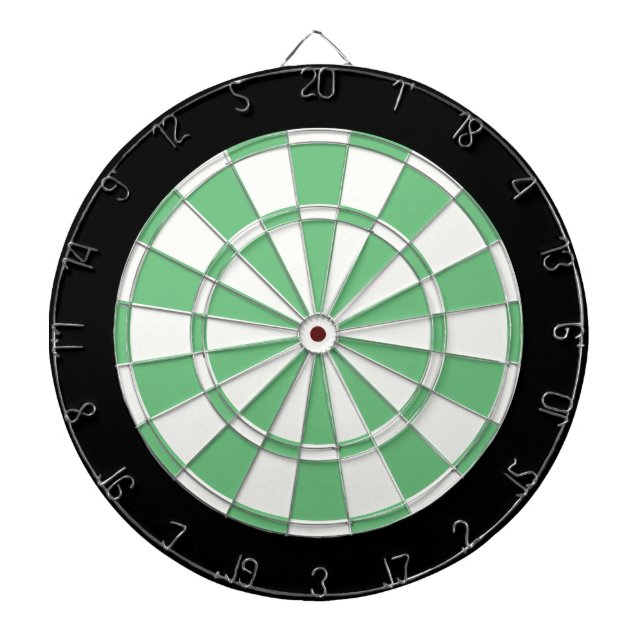 Jeu De Fléchettes Noir Vert Et Blanc (Devant)