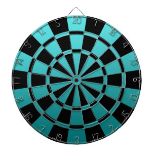 Jeu De Fléchettes Ombre turquoise et noir