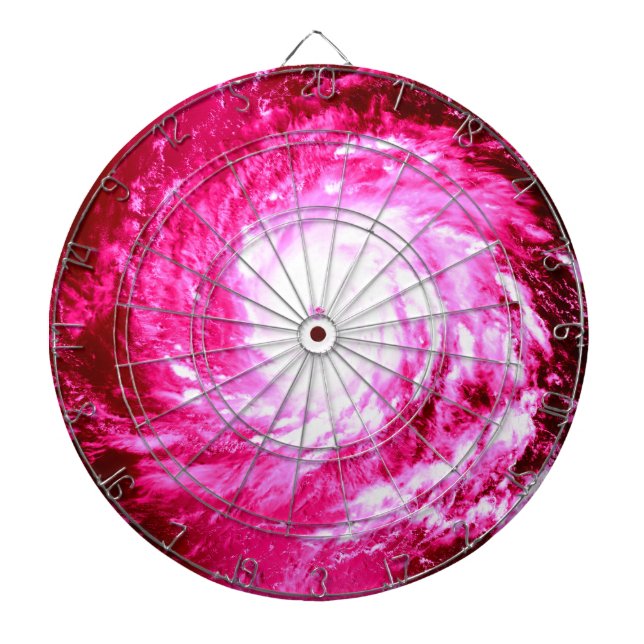 Jeu De Fléchettes Oreillers à lancer à spirale rose (Devant)