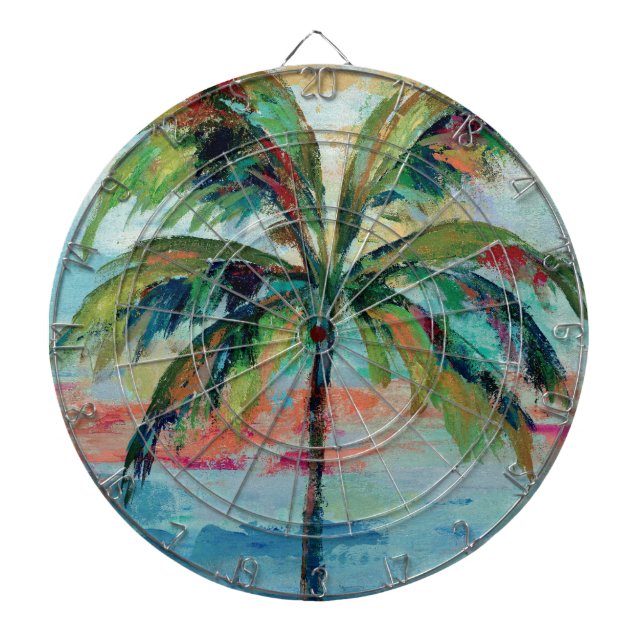 Jeu De Fléchettes Palmier tropical de | (Devant)