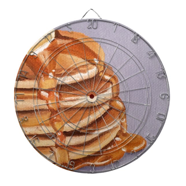 Jeu De Fléchettes Pancakes Shortstack Petit-déjeuner Peinture (Devant)