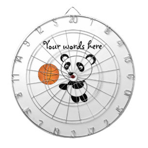Jeu De Fléchettes Panda de basket-ball