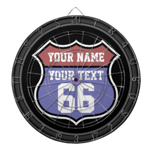 Jeu De Fléchettes Panneau routier personnalisé de nom et de nombre