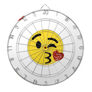 Jeu De Fléchettes parties scintillant baiser émoji