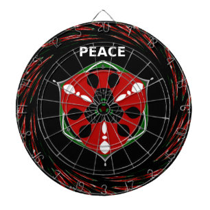 Jeu De Fléchettes "Peace : with Shield Emblem"