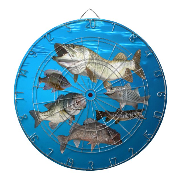 Jeu De Fléchettes Pêche (Devant)