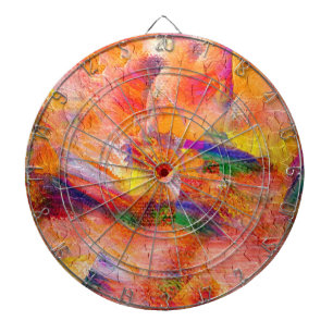 Jeu De Fléchettes Peinture Abstraite Coucher de soleil infini