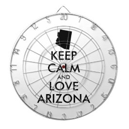 Jeu De Fléchettes Personnalisable KEEP CALM et LOVE ARIZONA