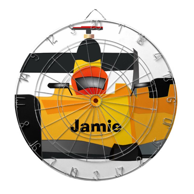Jeu De Fléchettes Personnaliser Race Car Cadeaux de fête d'anniversa (Devant)