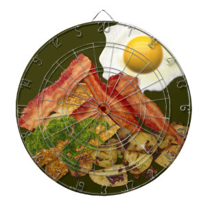 Jeu De Fléchettes Petit-déjeuner Oeufs de bacon paysager