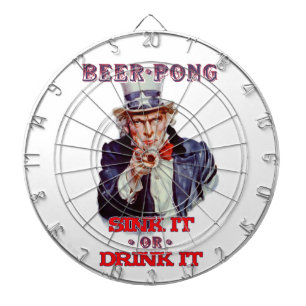 Jeu De Fléchettes Puanteur-Évier de bière d'Oncle Sam il ou le