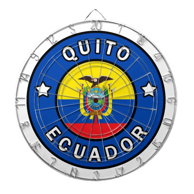Jeu De Fléchettes Quito Équateur (Devant)
