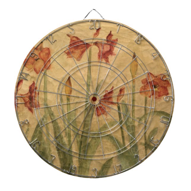 Jeu De Fléchettes Rangée d'amaryllis rouge (Devant)