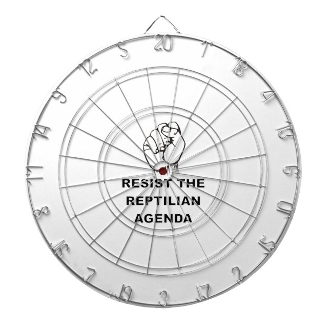 Jeu De Fléchettes Résister À L'Agenda Républicain (Devant)