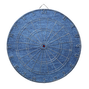 Jeu De Fléchettes Revêtement bleu blanc Denim - Regarder l'image