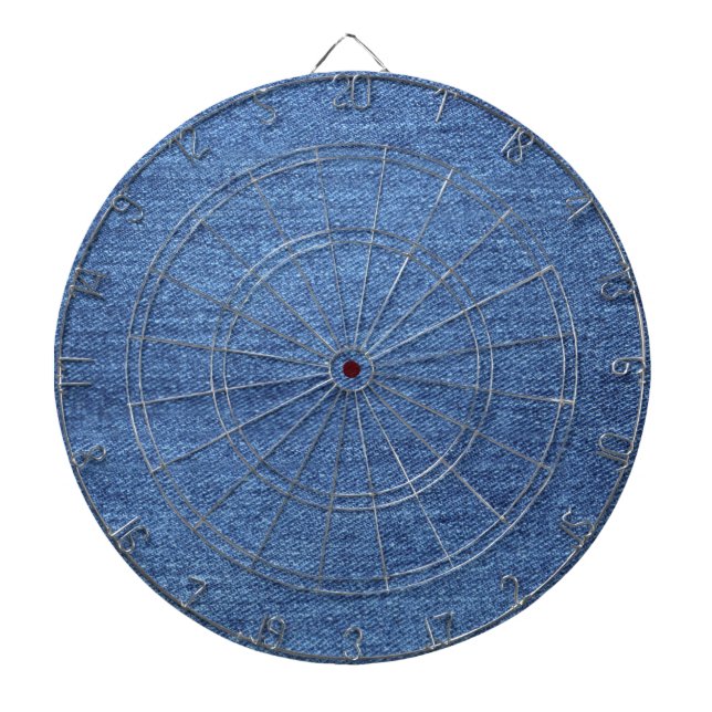Jeu De Fléchettes Revêtement bleu blanc Denim - Regarder l'image (Devant)