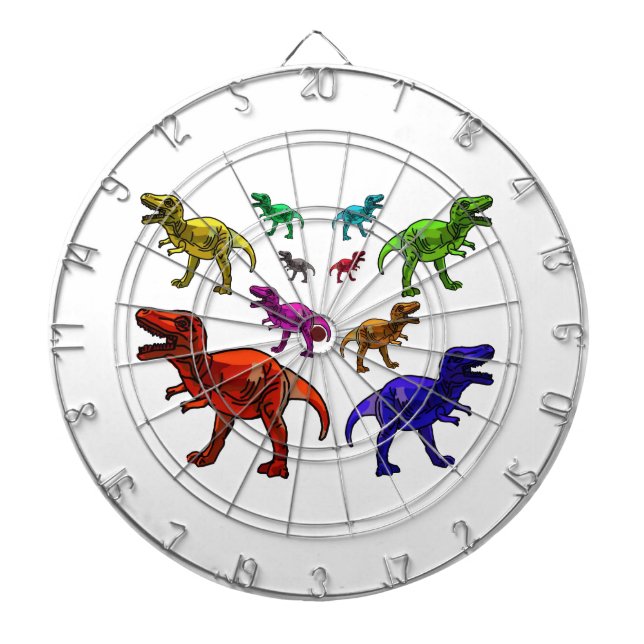 Jeu De Fléchettes Rex coloré (Devant)