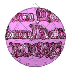 Jeu De Fléchettes Roches de communication rose Hakuna Matata .png