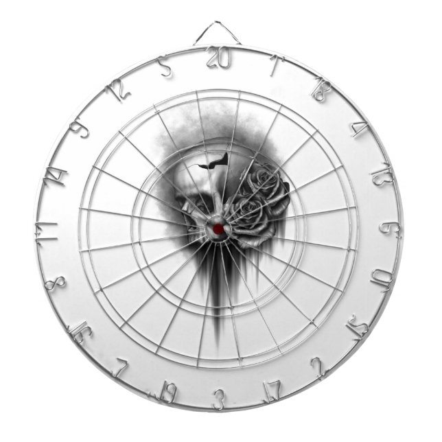 Jeu De Fléchettes Rose skull (Devant)