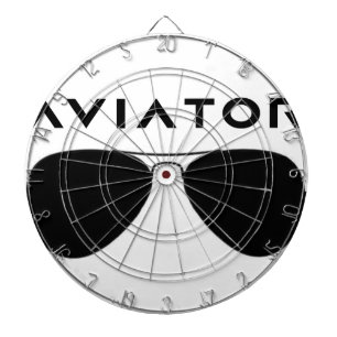 Jeu De Fléchettes Silhouette des lunettes d'avion