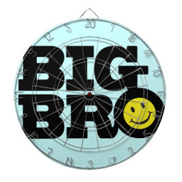 Jeu De Fléchettes Smile Big Bro noir clair bleu jaune fléchette
