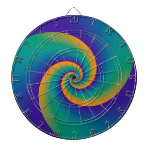 Jeu De Fléchettes Spirales Arrière - plans Abstraites V
