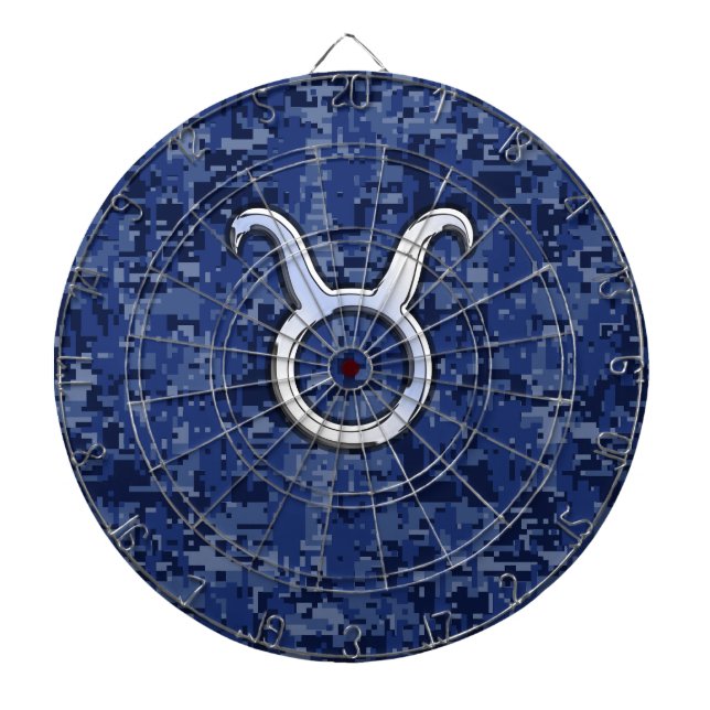Jeu De Fléchettes Symbole moderne Taurus Zodiac Marine Camion numéri (Devant)