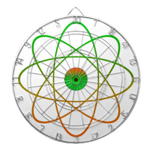 Jeu De Fléchettes Table noire en métal atomique