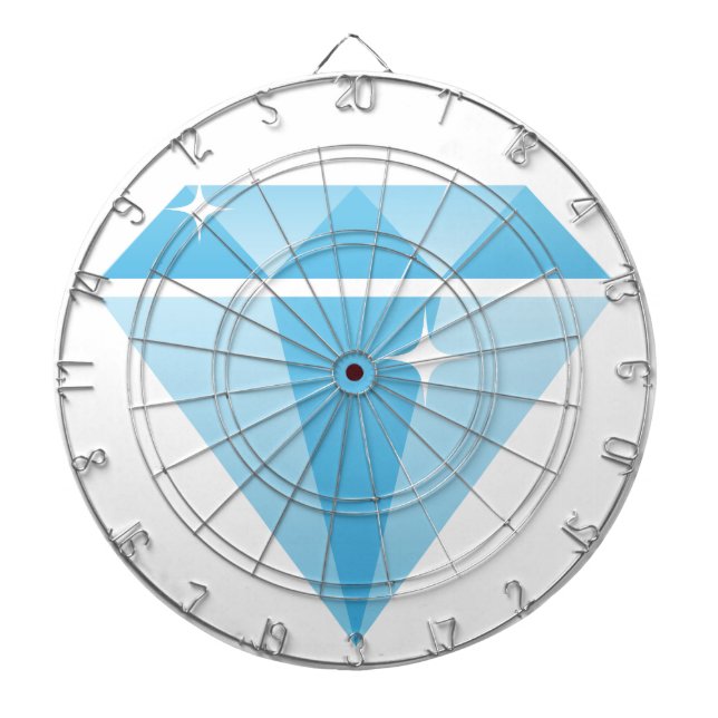Jeu De Fléchettes Tableau de bord de cage métallique diamant (Devant)