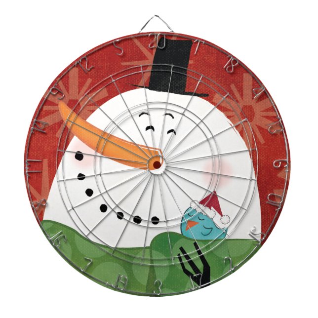 Jeu De Fléchettes Tasse bleue de Noël avec du cacao foncé (Devant)