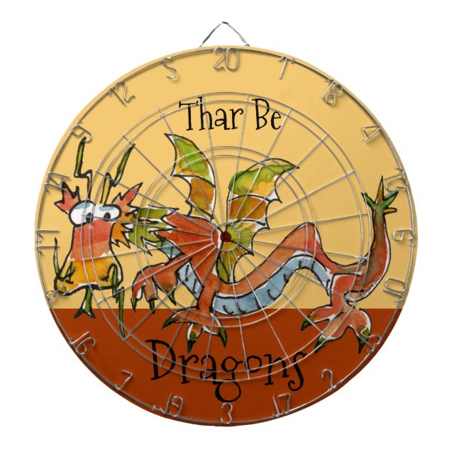 Jeu De Fléchettes Thare Be Dragons (Devant)