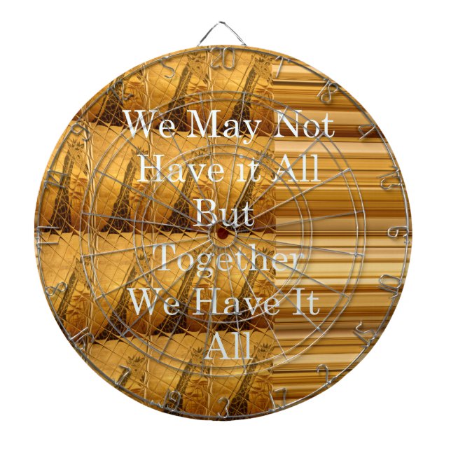 Jeu De Fléchettes Un message inspirant avec la conception africaine  (Devant)