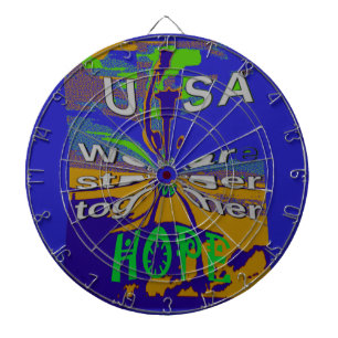 Jeu De Fléchettes United USA Hope Stronge Together